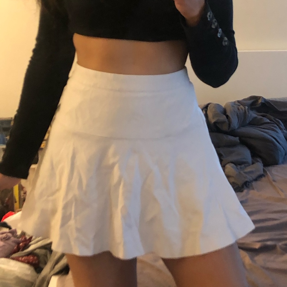 White Tennis Skirt Banana Republic